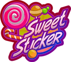 Sticker Candy Cane