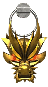 Charm Golden Dragon