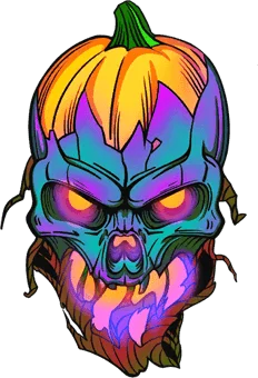 Sticker Infernal Skull